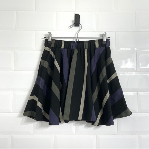 BCBGeneration Striped Skater Skirt - Picture 4 of 4